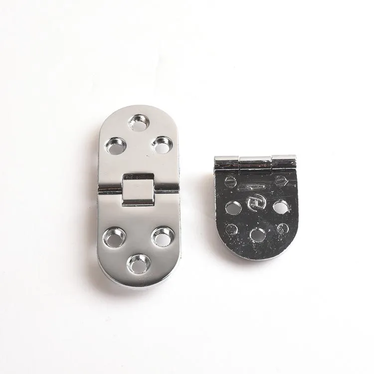 Zinc Alloy Lift Up Lid Nickel Lazy Susan Cabinet Hinge 180 Degrees Opening Angle Drop Down 3 Inch Concealed Flap Hinge