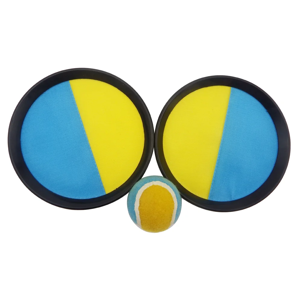 Toss And Catch Sports Game Set For Kids With Ball & Self-Stick Grip Stick Catch Ball