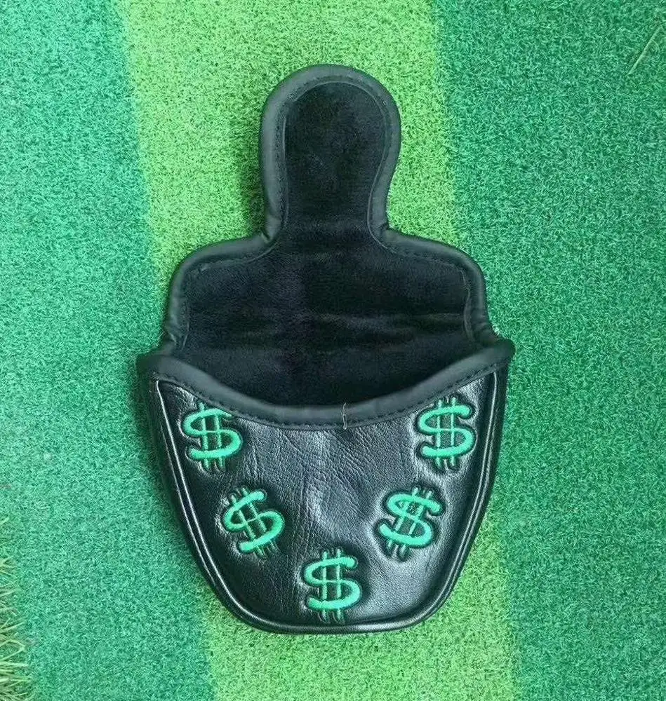 Supplier Custom Logo Golf Putter Headcovers PU Leather Covers