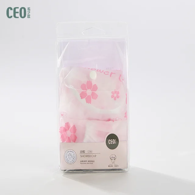 Two-piece waterproof eco friendly bath hair cap
