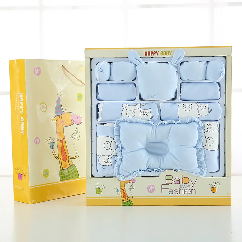 YQ22 New Born Baby Gift Set Cotton Babies Clothings Sets