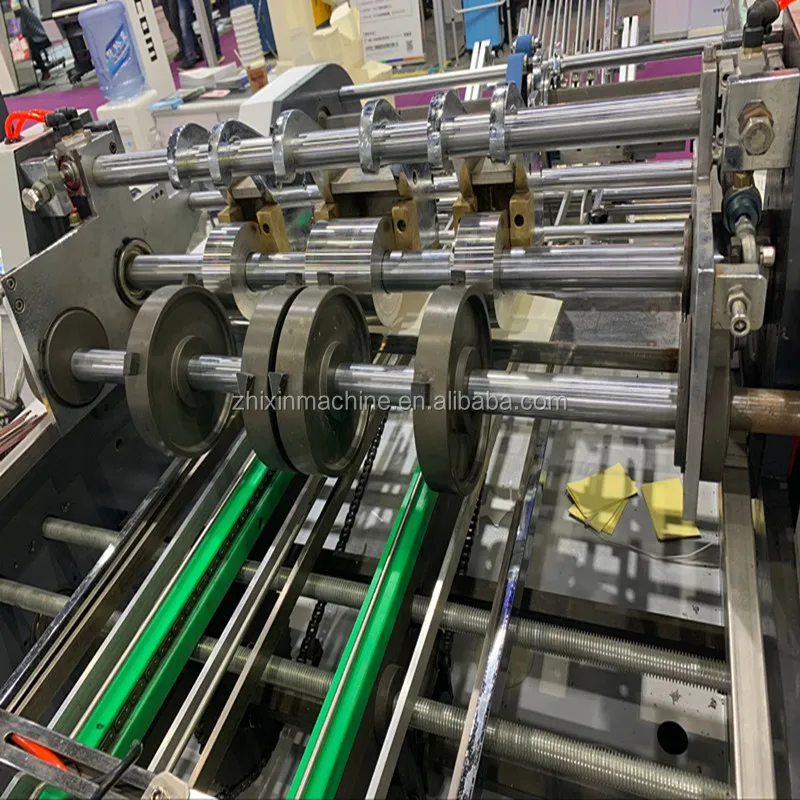 
ZX-1200 automatic paper box forming machine Corrugated Hamburger Box machine 