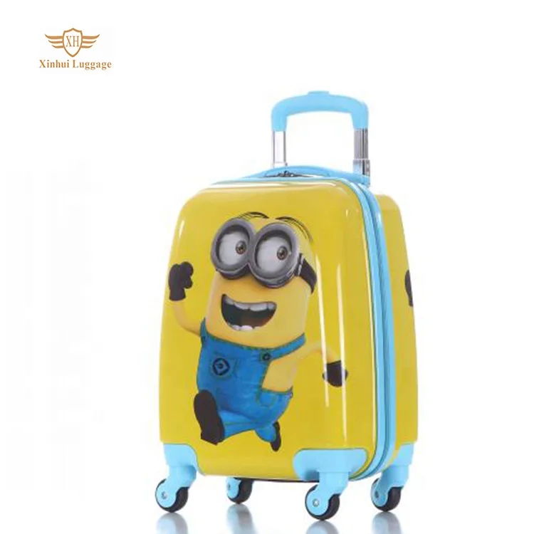 Customized design children travel trolley luggage bag hard cheap kids luggage