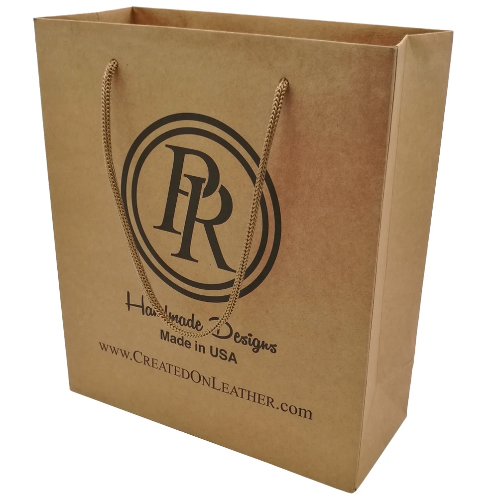 Custom print luxury gift packaging shopping paper bag