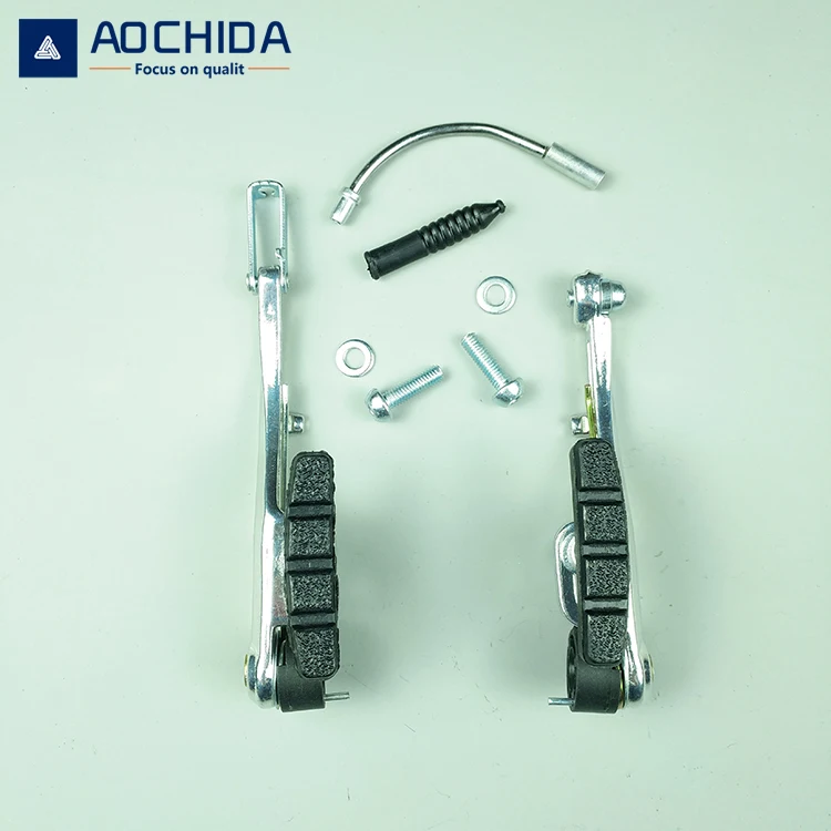 V-тормоз из алюминиевого сплава, полировальная поверхность, алюминиевый сплав, велосипедный V-тормоз