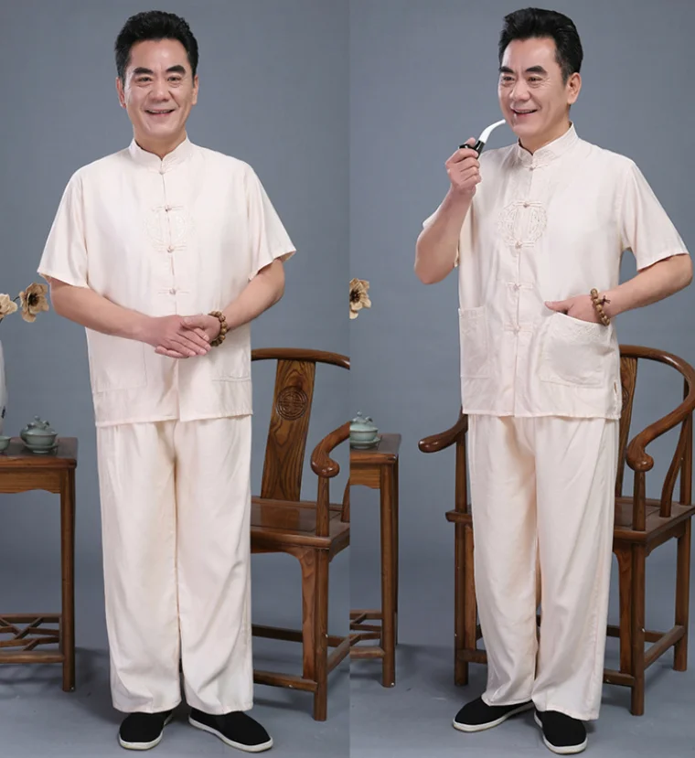 Популярные Новые товары, традиционная китайская одежда из льна и хлопка, удобные костюмы Тан, комплекты одежды для мужчин лучшего качества