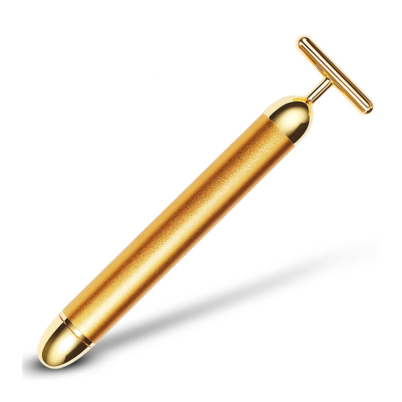 New Arrival 24K Gold Face Lift Energy Beauty Bar Household Wrinkle Removal Skin Tightening Vibration Massager