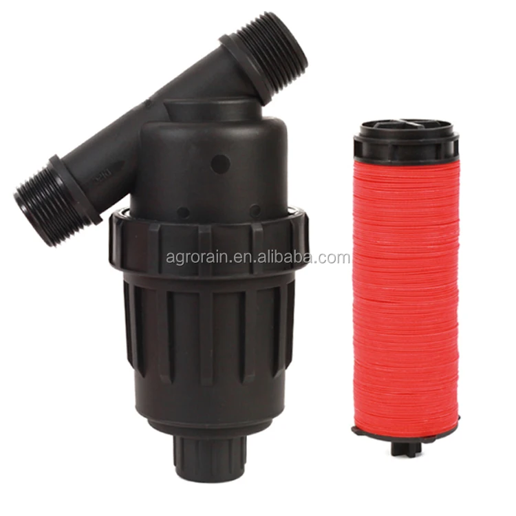 3/4 inch plastic micro Y type disc filter inline filter for irrigation system 1725D120