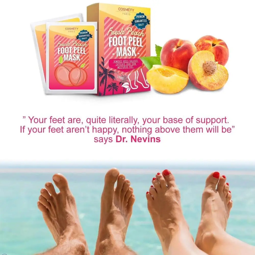 2 пары в коробке, маска для удаления мозолей и омертвевшей кожи, отшелушивающая маска для гладкой и мягкой кожи ног