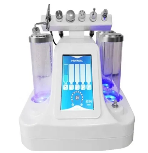 6 in 1 aqua water dermabrasion  multifunctional face clean facial massager beauty machine