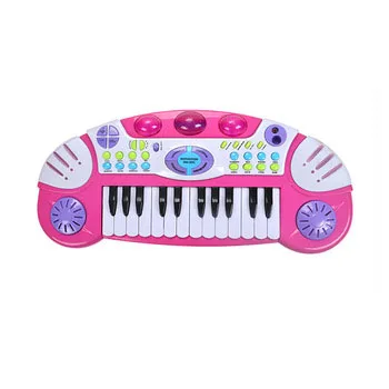 Plastic Cartoon Electronic Organ Toys Musical Toy Kids Pink Piano (60506750937)