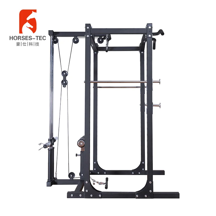 Professional multifunction power rack squat cage gym equipment