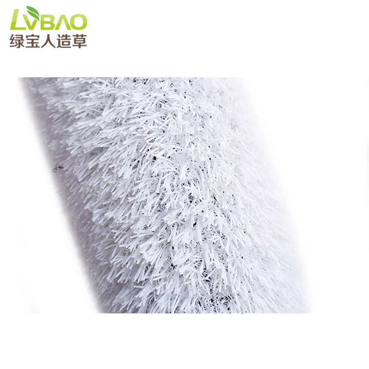 White Outdoor Sports Lawn Artificial Carpet Grass