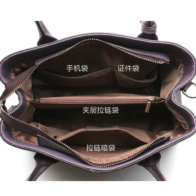 Lymech Brand China 2019 Handbag Custom Wholesale Charm Office Duffle Cow Genuine Real Leather Tote Hand Bag Women Ladies Female