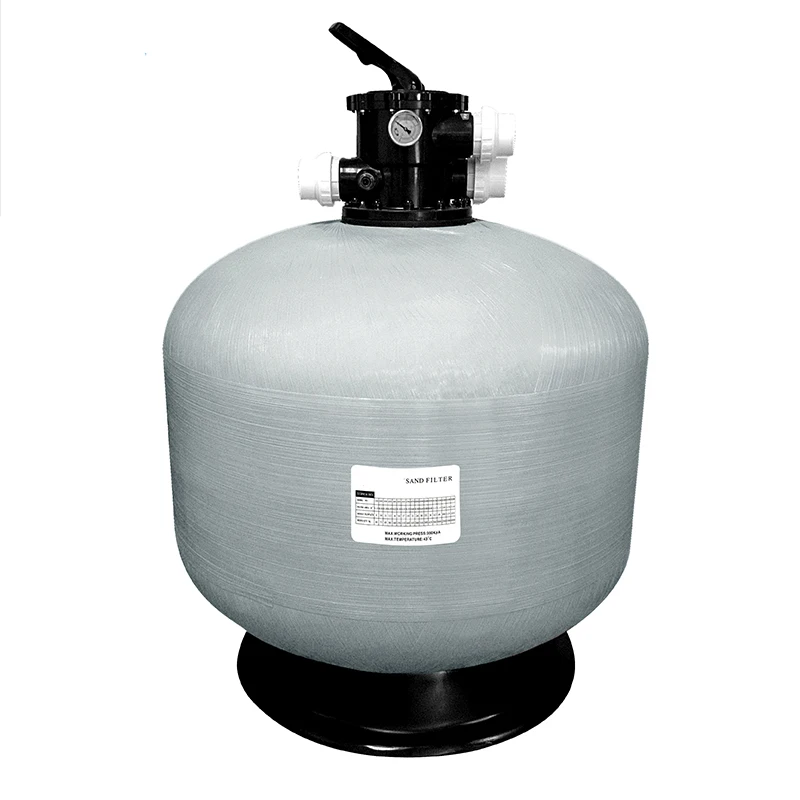 Swimming pool equipment top mounted  sand filters