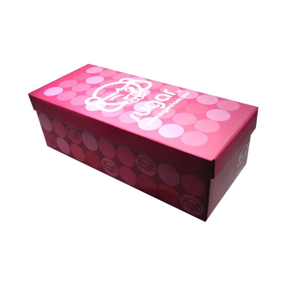 Wholesale custom logo luxury shoe box packaging