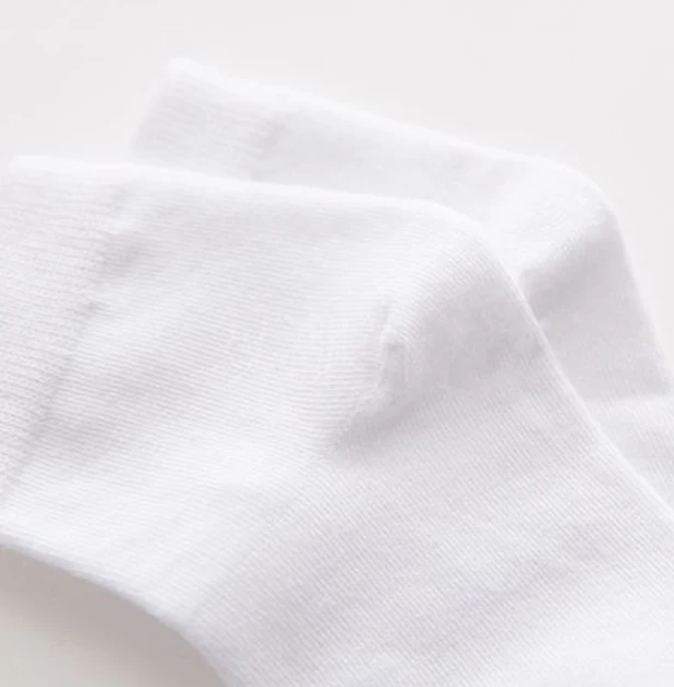 
2019 Girl and Boy white Baby School Socks 