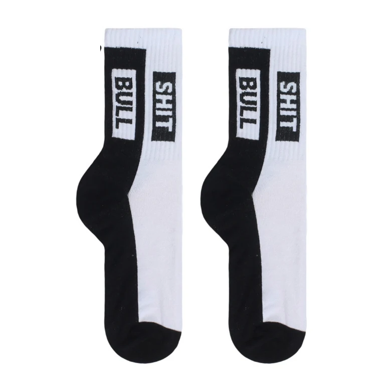 Изготовленные на заказ забавные 100% хлопковые спортивные носки для мужчин и женщин