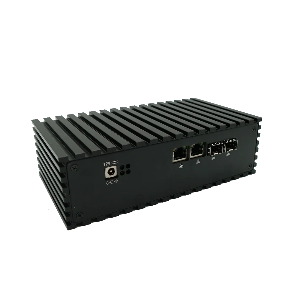 Низкая цена материнская плата x86 linux для двух портов sfp и тонкий клиентский