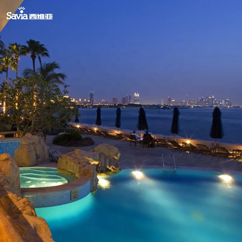 Savia outdoor led swimming pool light garden spotlight IP68 waterproof led light 3W stainless steel underwater fountain lights