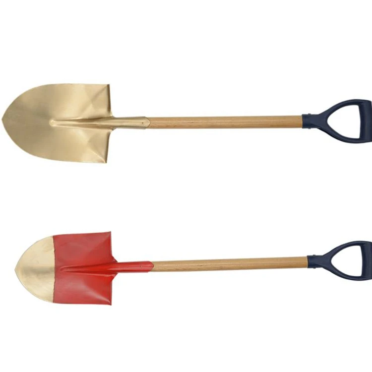 Explosion proof non sparking aluminium bronze brass  round point shovel