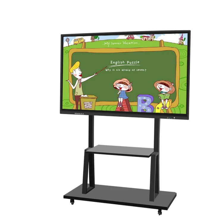 65 inch cheap All in one touch screen pc smart white board promethean interactive whiteboard for education and conference