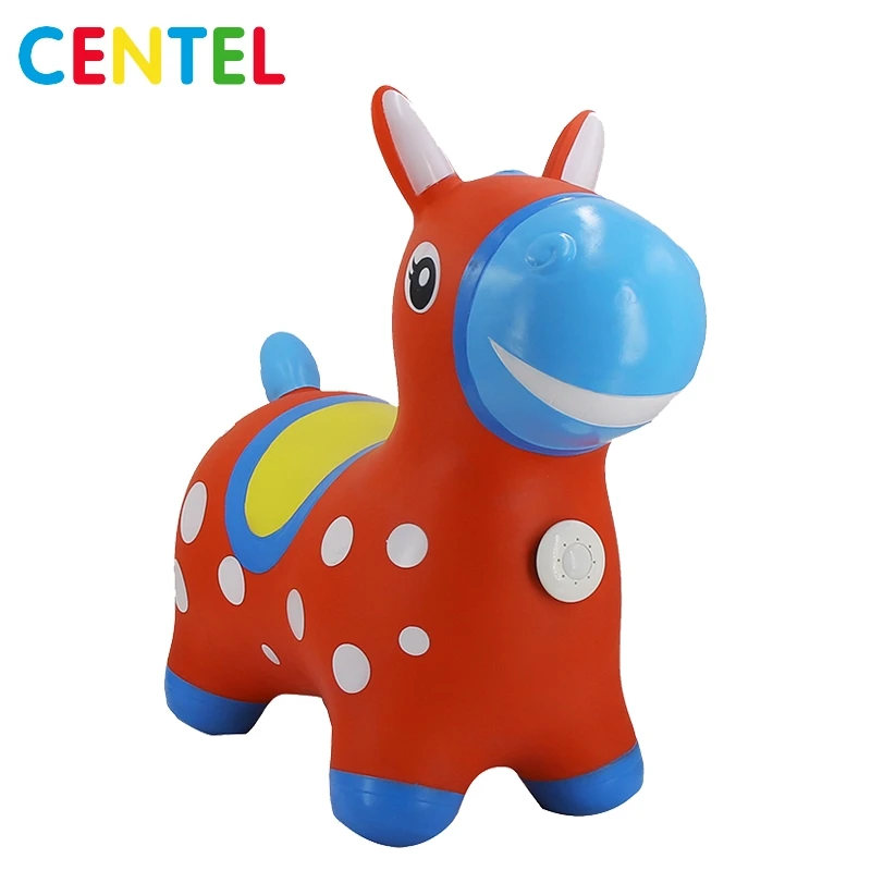 
Inflatable jumping animal hoppers toy 