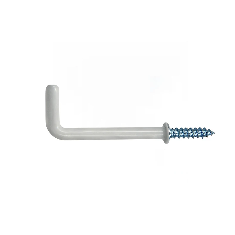 hot sell products White Coated L Type shouldered Square Hook