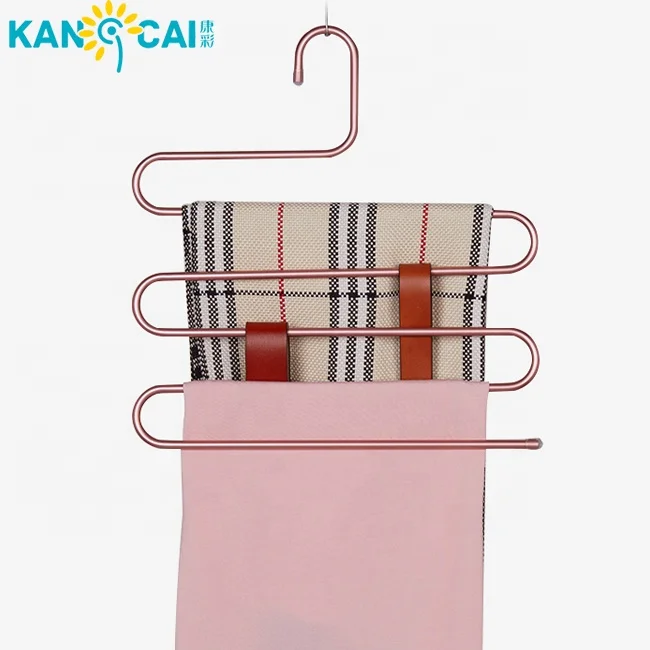 Лучший розовое золото s в форме металла вешалка для одежды