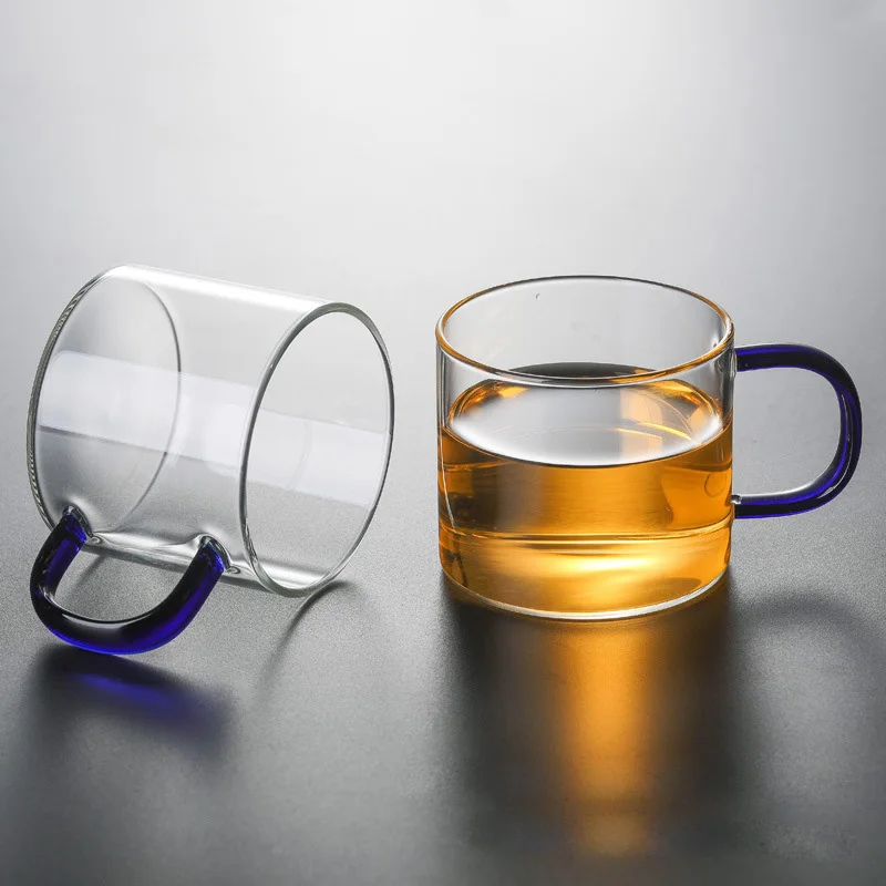 Heat Resistant Reusable Borosilicate Glass Tea Cup Sets