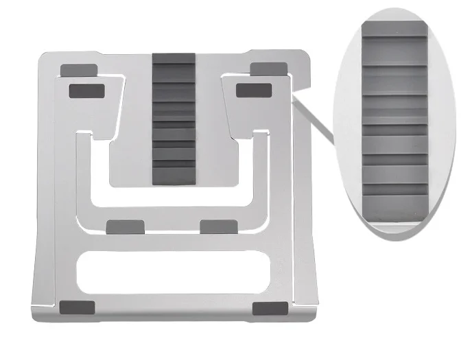 Aluminium portoble hands free table laptop holder