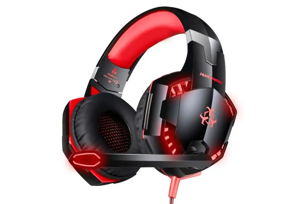 
Hunterspider V2 3.5mm Gaming Headset with Mic Stereo USB LED Headphones for XBOX One and PC 