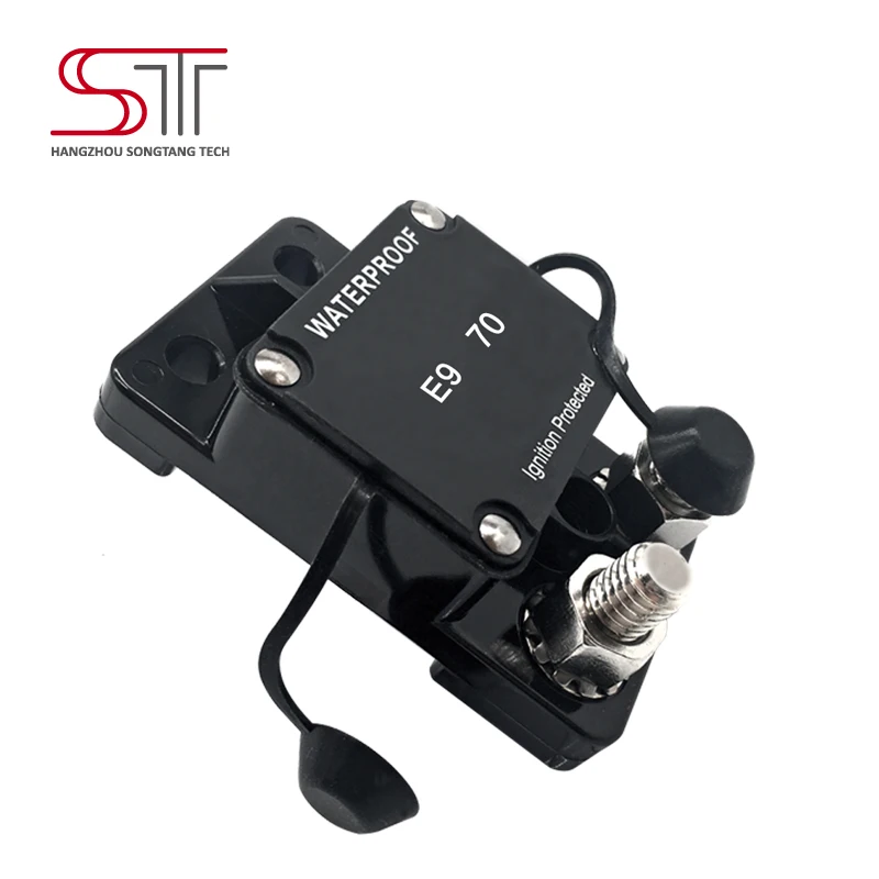 E9A 70 Amp Made in China standard car size dc circuit breaker