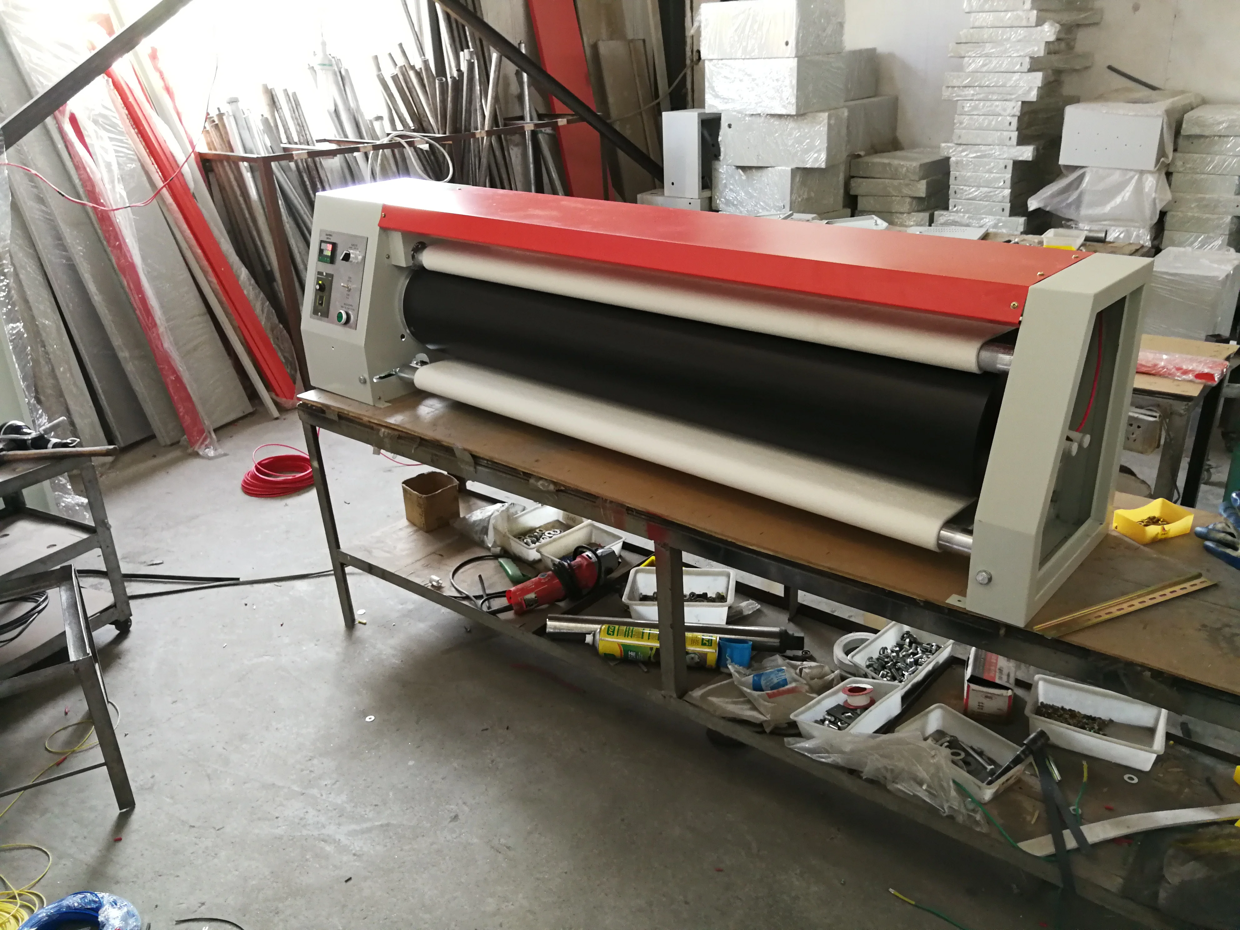 NDL 1200-220 Heat transfer powder coating machine for silicone rubber pad