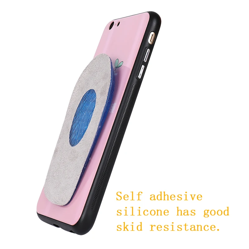 Anti Skid Gel Foot Pad Self Adhesive Soft Elastic Effective Heat Absorption on Surface Flannelette Bottom Silicone Two Size