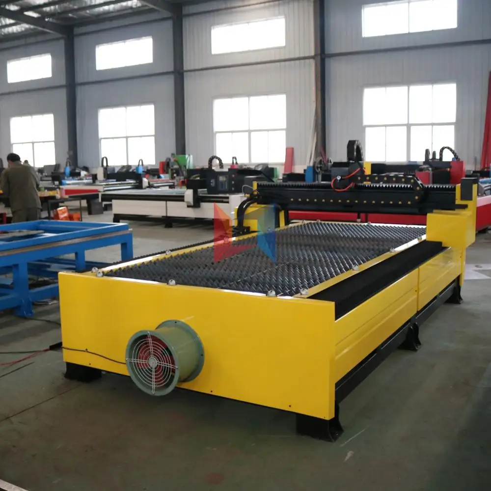 Factory price CNC plasma cutter 1325/metal pipe CNC plasma cutting machine 1530 Huayuan/USA plasma power supply