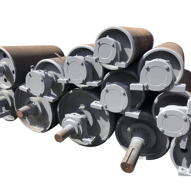Производство магнитного моторизованного конвейерного шкива для ленточного конвейера
