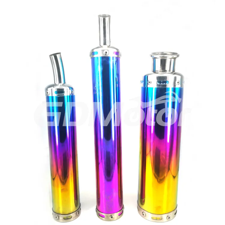 PROMOTION 50cc escapes 125cc muffler exhaust dirt bike fit for dirt bike CB400 TMAX530 CBR125 Z800