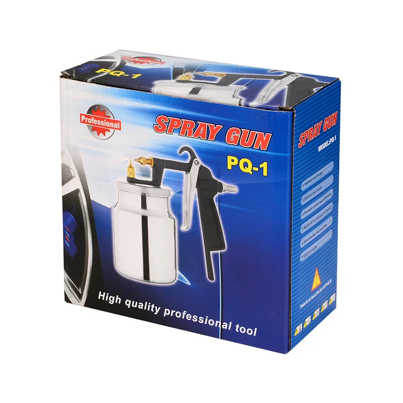 Wholesale PQ 1 Air Spray Gun HVLP Crafts Iron Parts Paint Sprayer 1.8mm Pneumatic High Pressure Paint Spray Gun