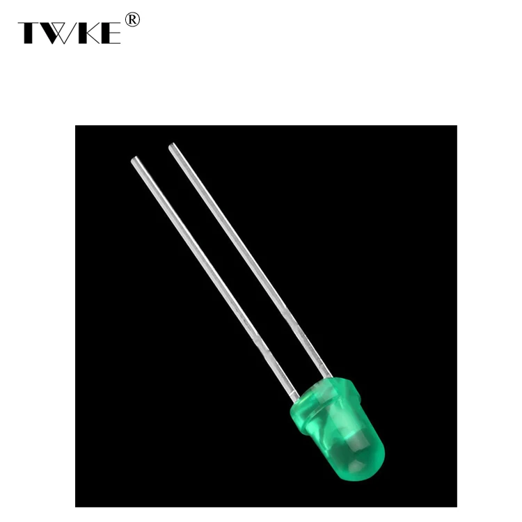 
Diffused Green Led Diode 3mm Through Hole Led 