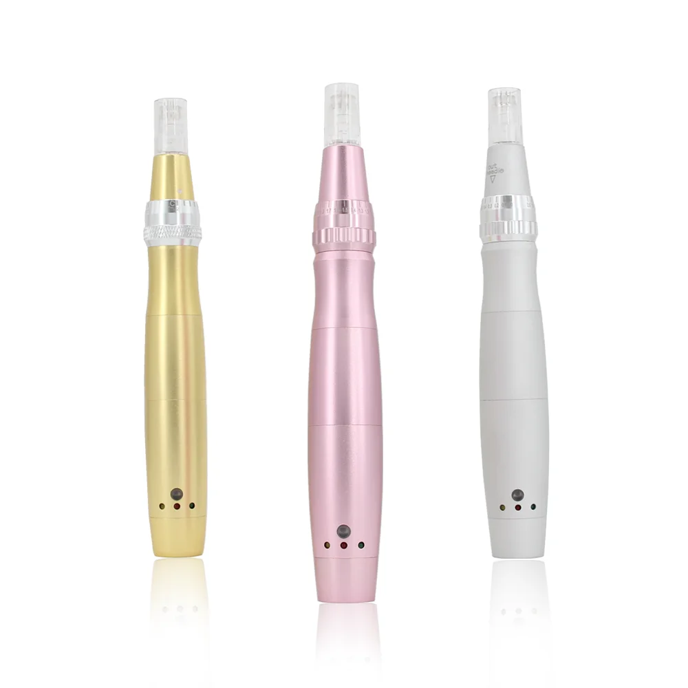 OstarBeauty Electric Auto Derma Pen for Personal Use Professional DermaPen Skin care Stamp Pen with 12 Pins Nano Microneedle