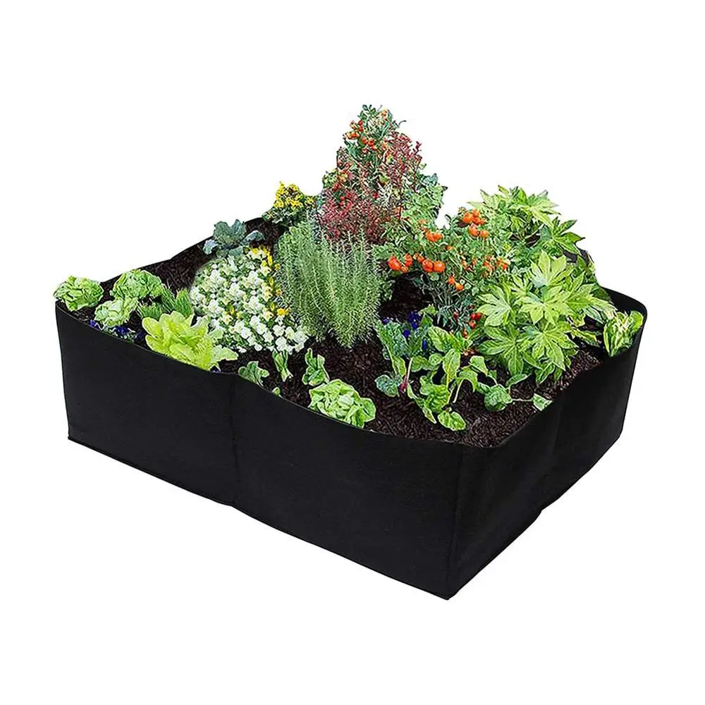 REUSABLE and DURABLE Planter Pot Square Planting Container for Plants,Flowers,Vegetables