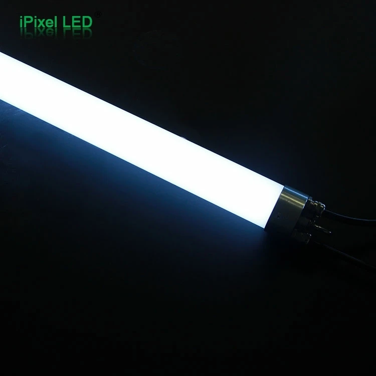50mm diameter Milky White DMX 360 View LED Tube