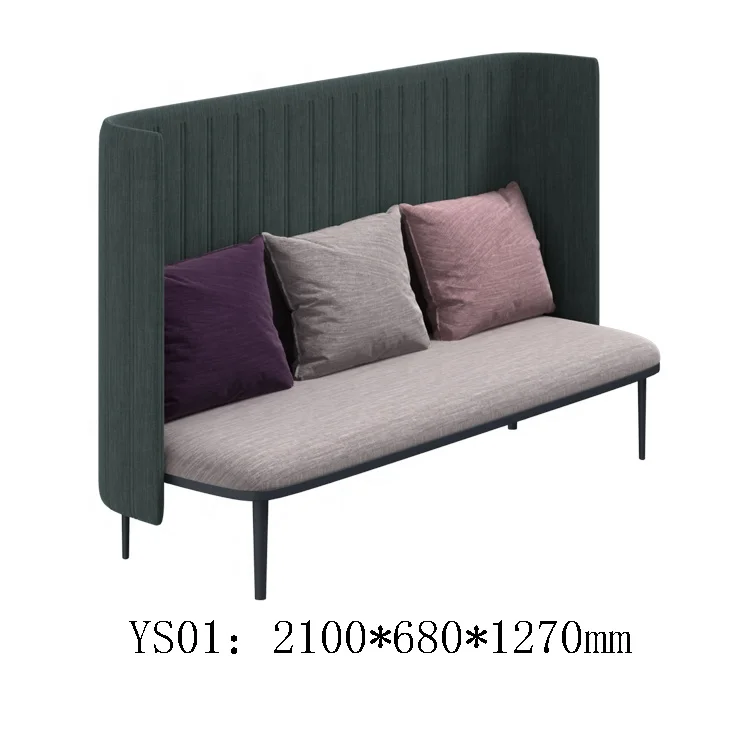 Colorful Modern Fabric Sofa Set fashion design Chinese office furniture