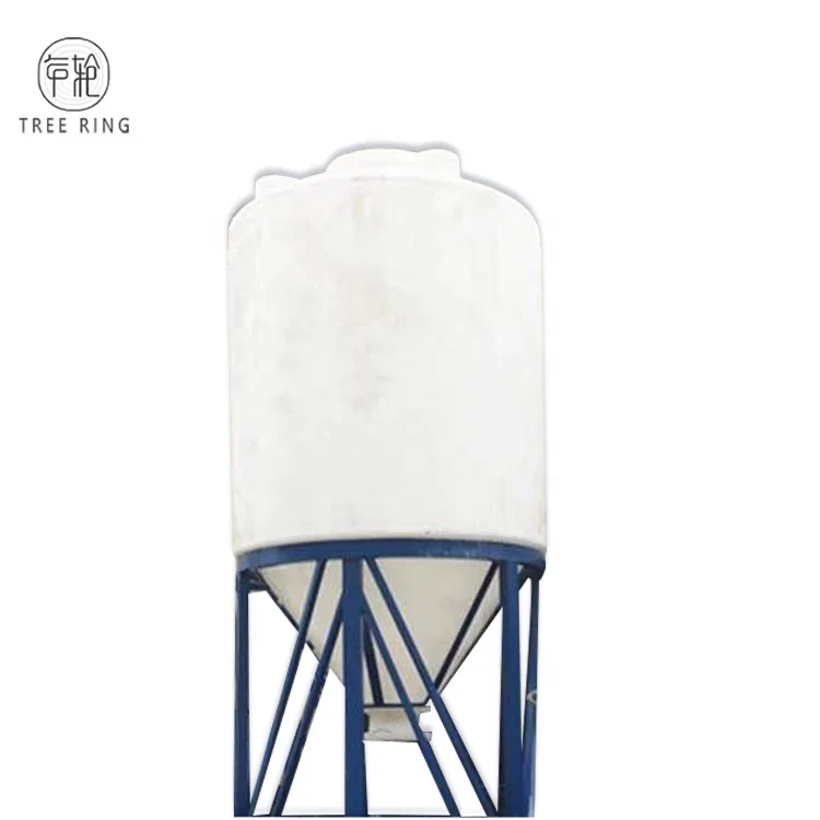 400 gallon Rotation Plastic cone bottom Chemical Water Storage Tank For Water treatment