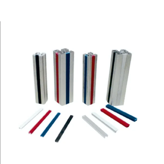 Customized color PP PVC ABS rubber seal aluminum pvc extrusion profile t slot cover