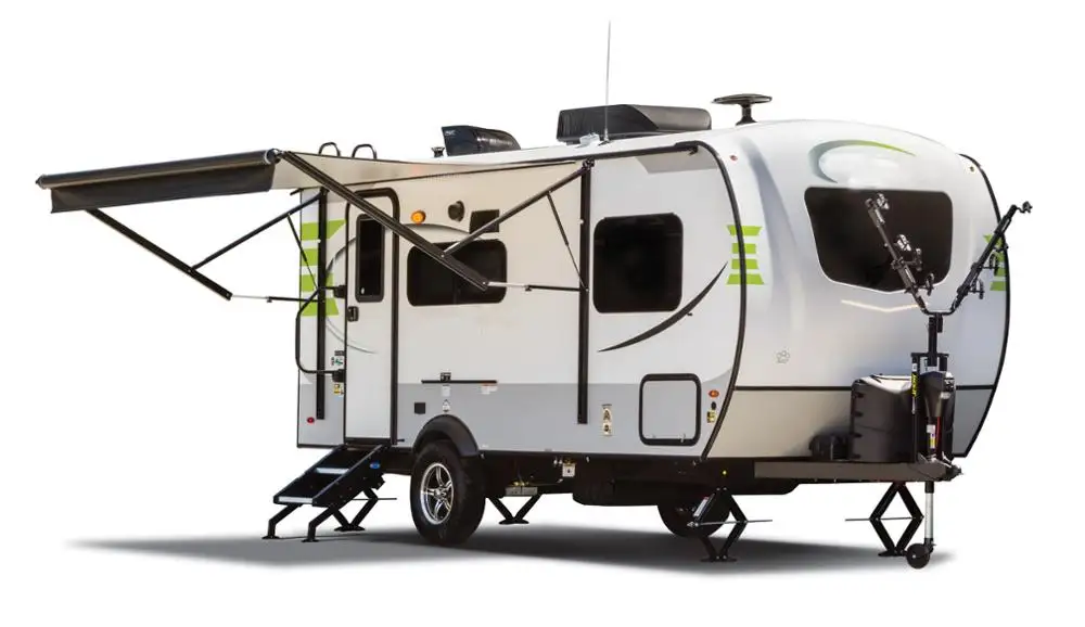 Recreational Traction Rv/motorhome/caravan Travel Trailer Taravel Trailer with Awning Manufacturer EC-MC-07AM 235/75R15 Kinlife