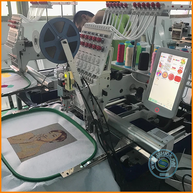 12 needle 1 head computer photo 1201 embroidery machine