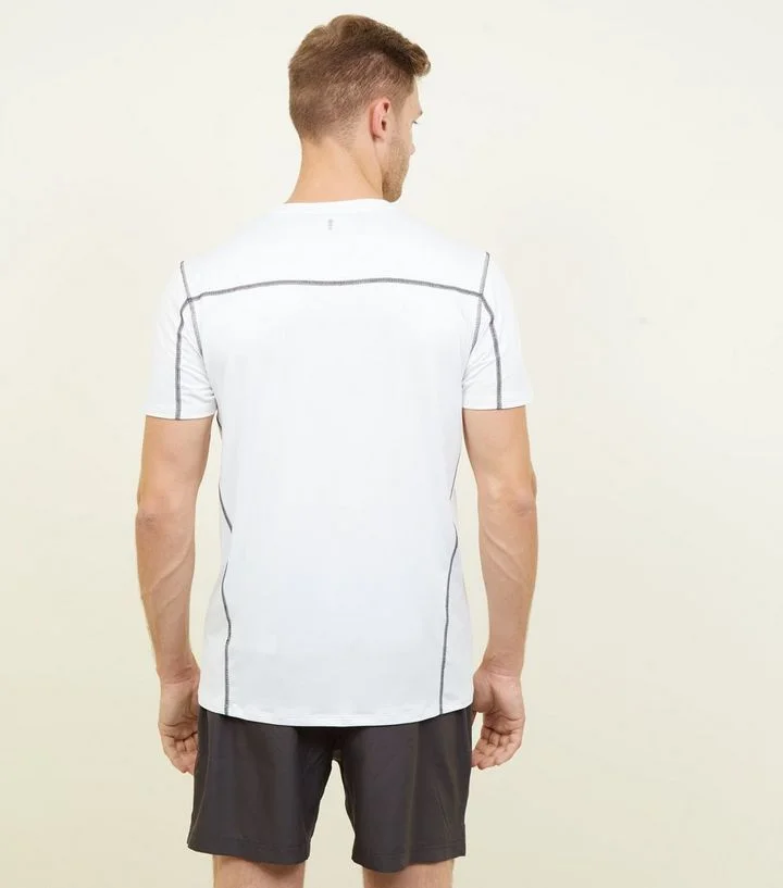 Custom High Quality Wholesale  95% Cotton 5% Spandex Gym Mens T Shirt