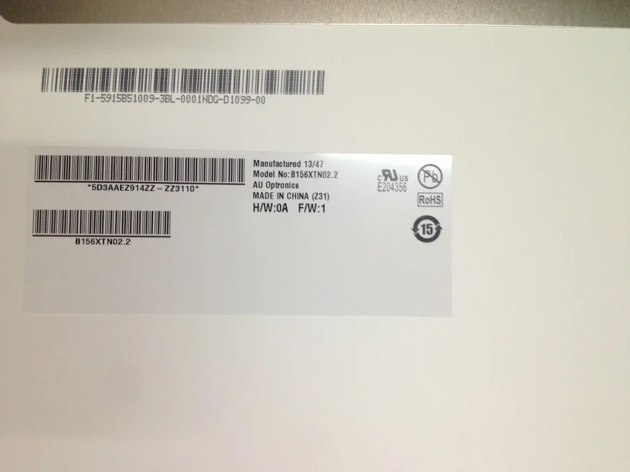 15.6 lcd screen LTN156AT23 LTN156AT24 B156XTN02.2 lcd panel 15.6 screen